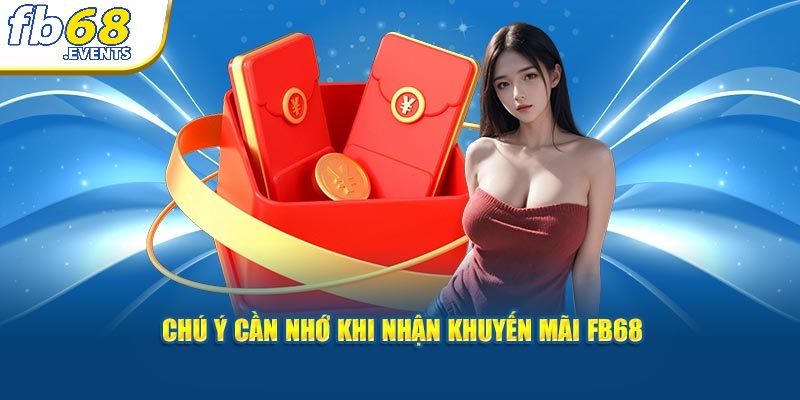 Khuyến Mãi FB68 3 Chú ý cần nhớ khi nhận khuyến mãi FB68